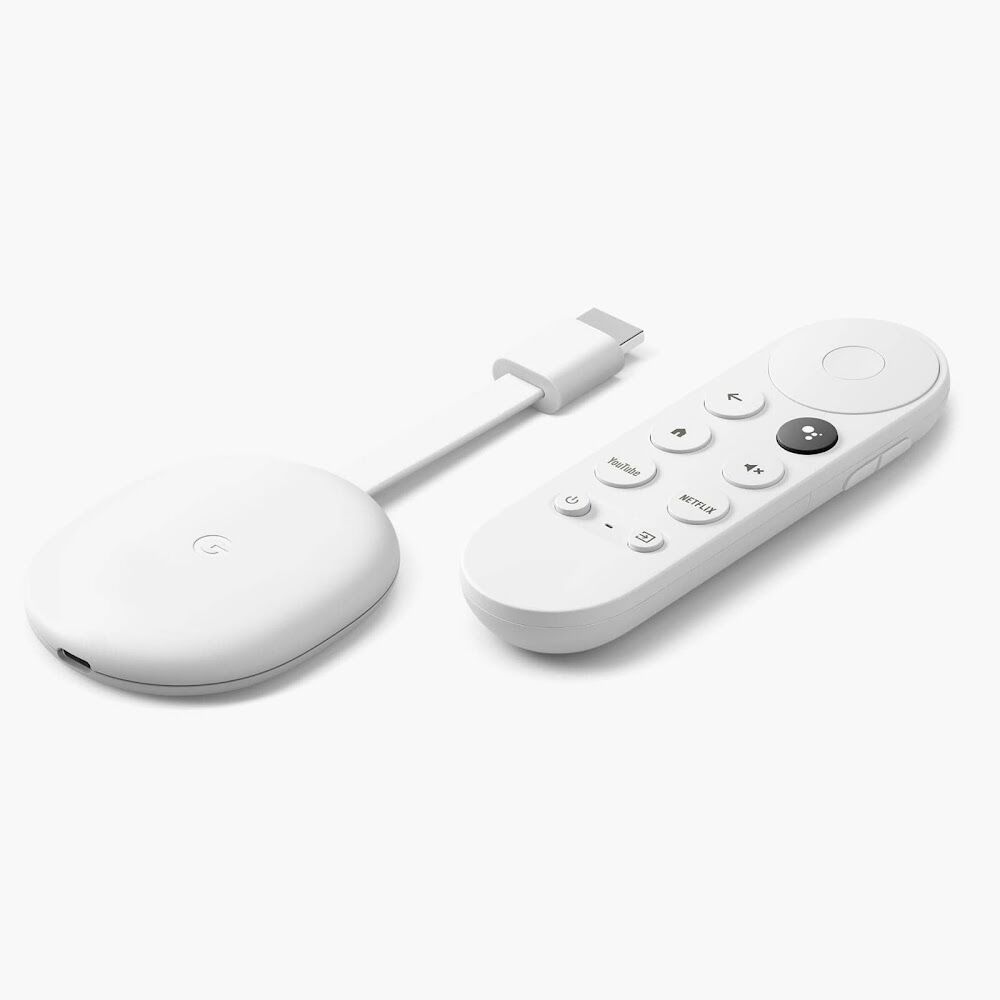 Google Chromecast with Google TV White1-min