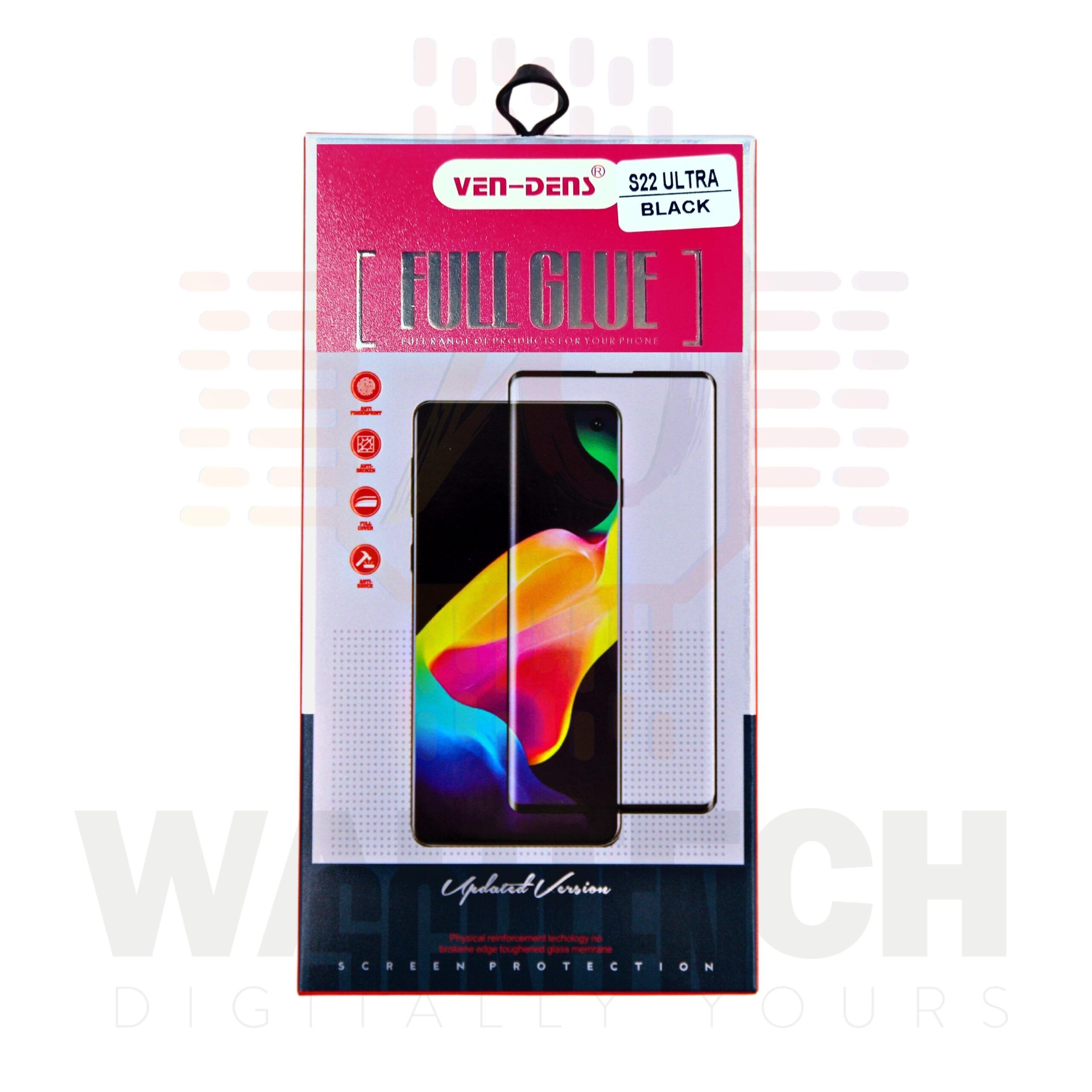 ven-dens-samsung-s22-ultra-full-glue-tempered-glass-black-wautech-peterborough-side