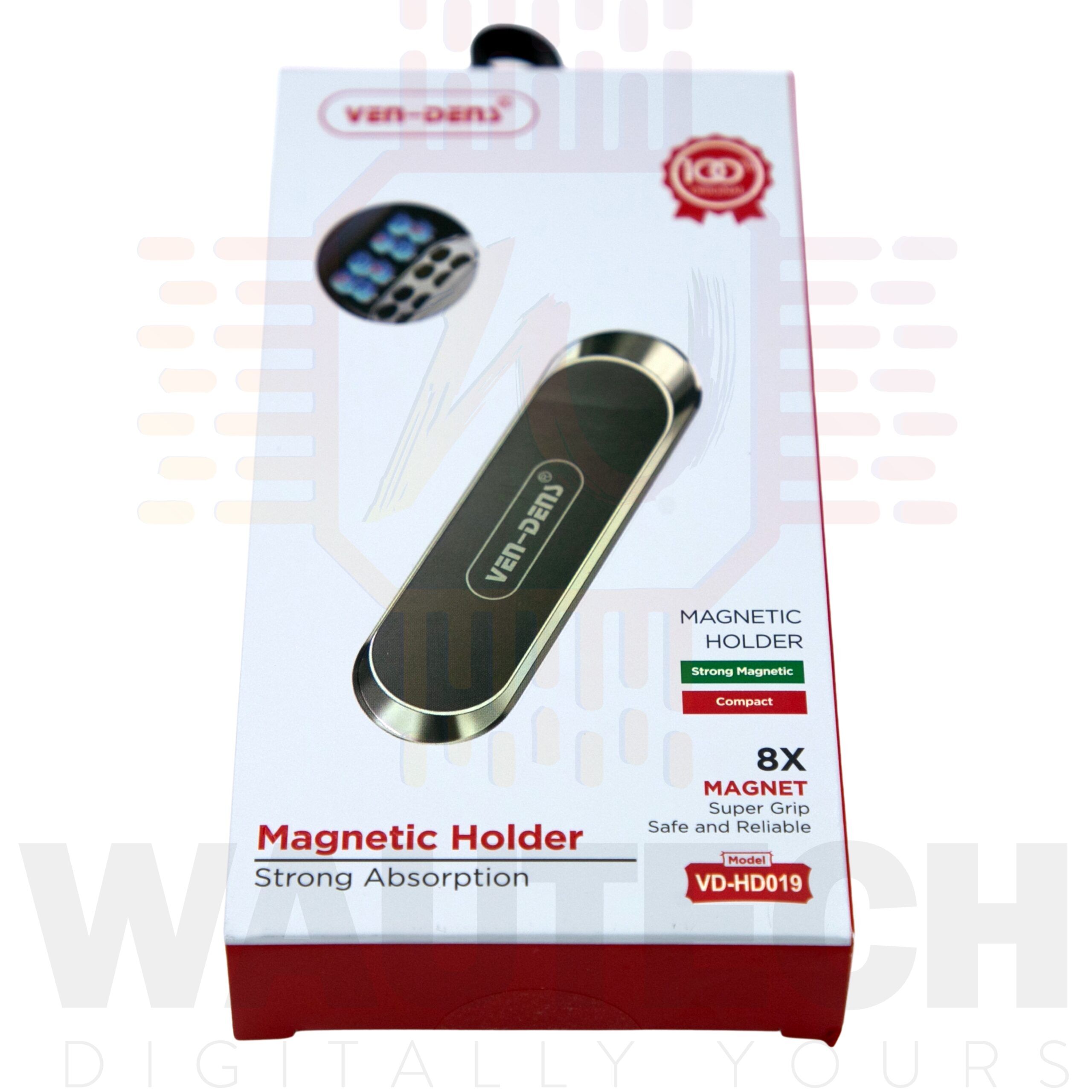 Ven-Dens 8x Compact Strong Magnetic Holder (VD-HD019) Silver1 - Wautech Ven-Dens 8x Compact Strong Magnetic Holder (VD-HD019) Silver1 - Wautech