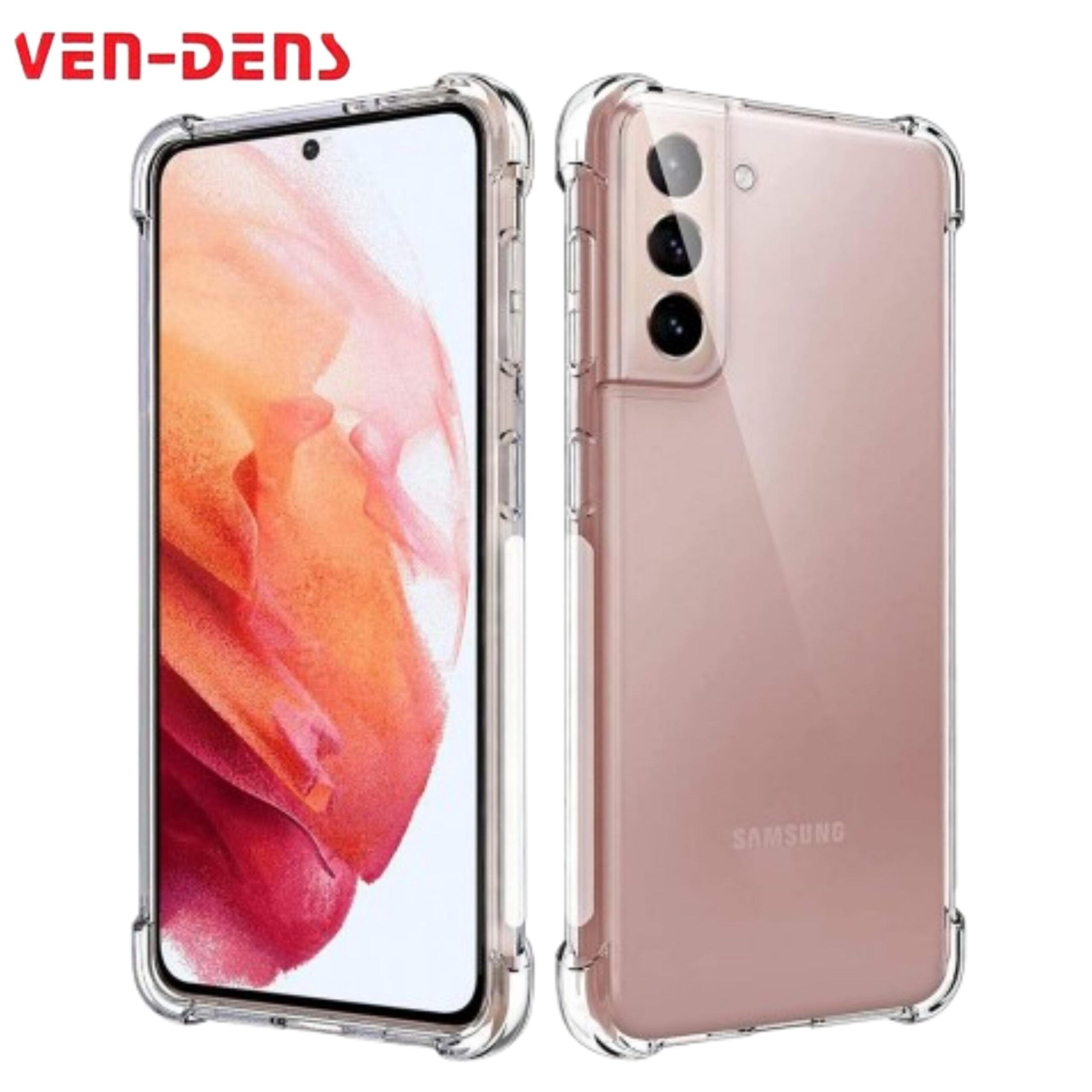 Ven-Dens Samsung Galaxy S22+ TPU Clear Case Protective Cover with Reinforced Corners – Clear2 Ven-Dens Samsung Galaxy S22+ TPU Clear Case Protective Cover with Reinforced Corners – Clear2