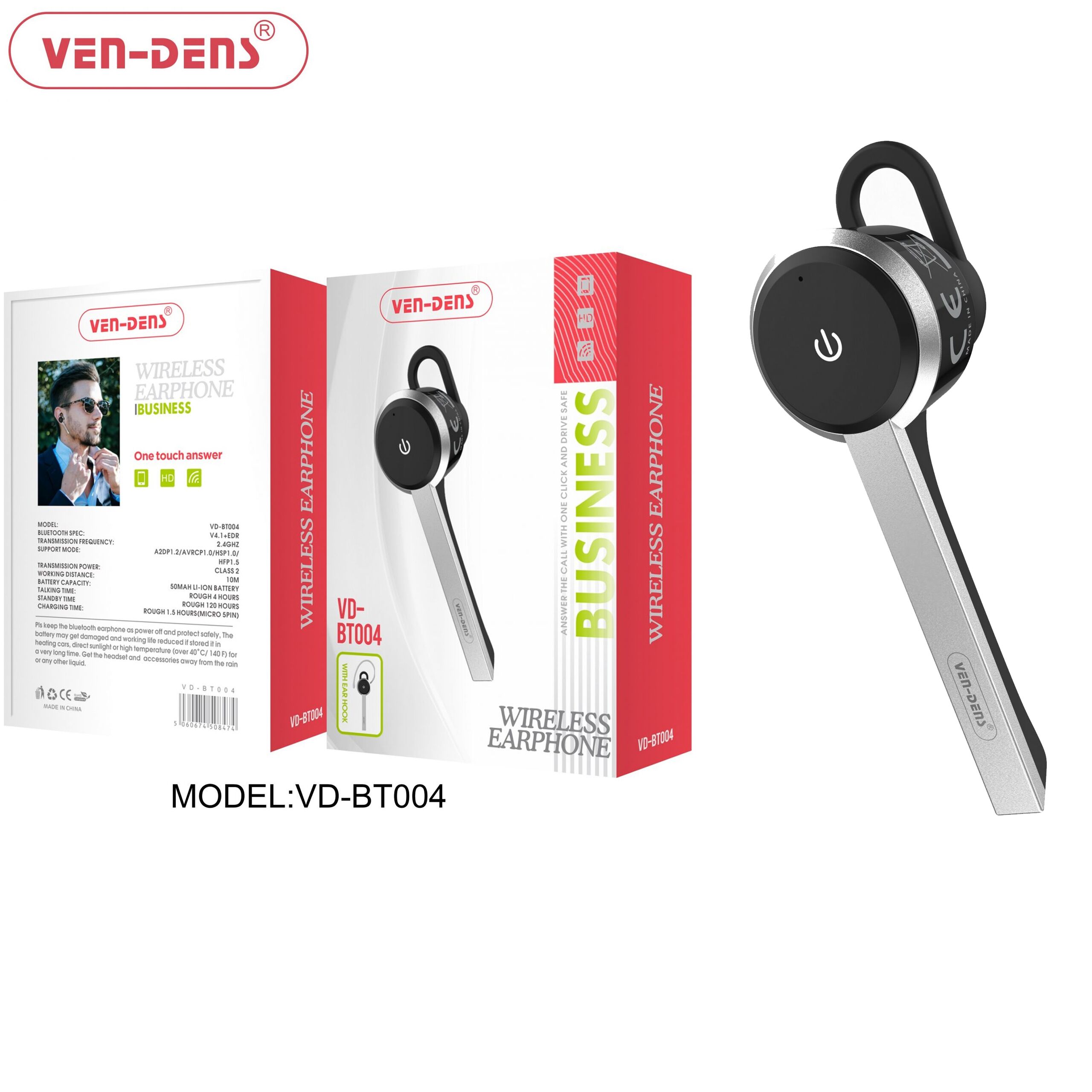 Ven-Dens True Wireless Stereo Bluetooth Earphone2 Ven-Dens True Wireless Stereo Bluetooth Earphone2