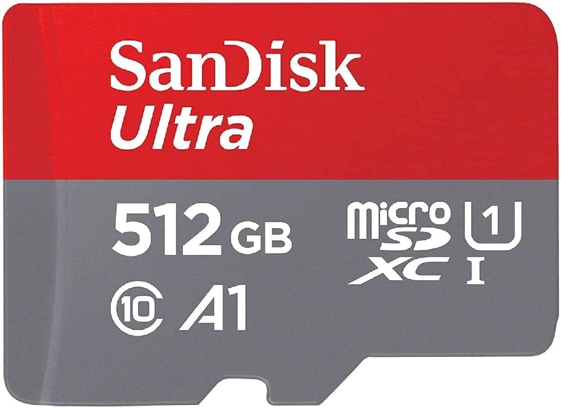 SanDisk Ultra 512GB microSDXC Memory Card + SD Adapter1 SanDisk Ultra 512GB microSDXC Memory Card + SD Adapter1
