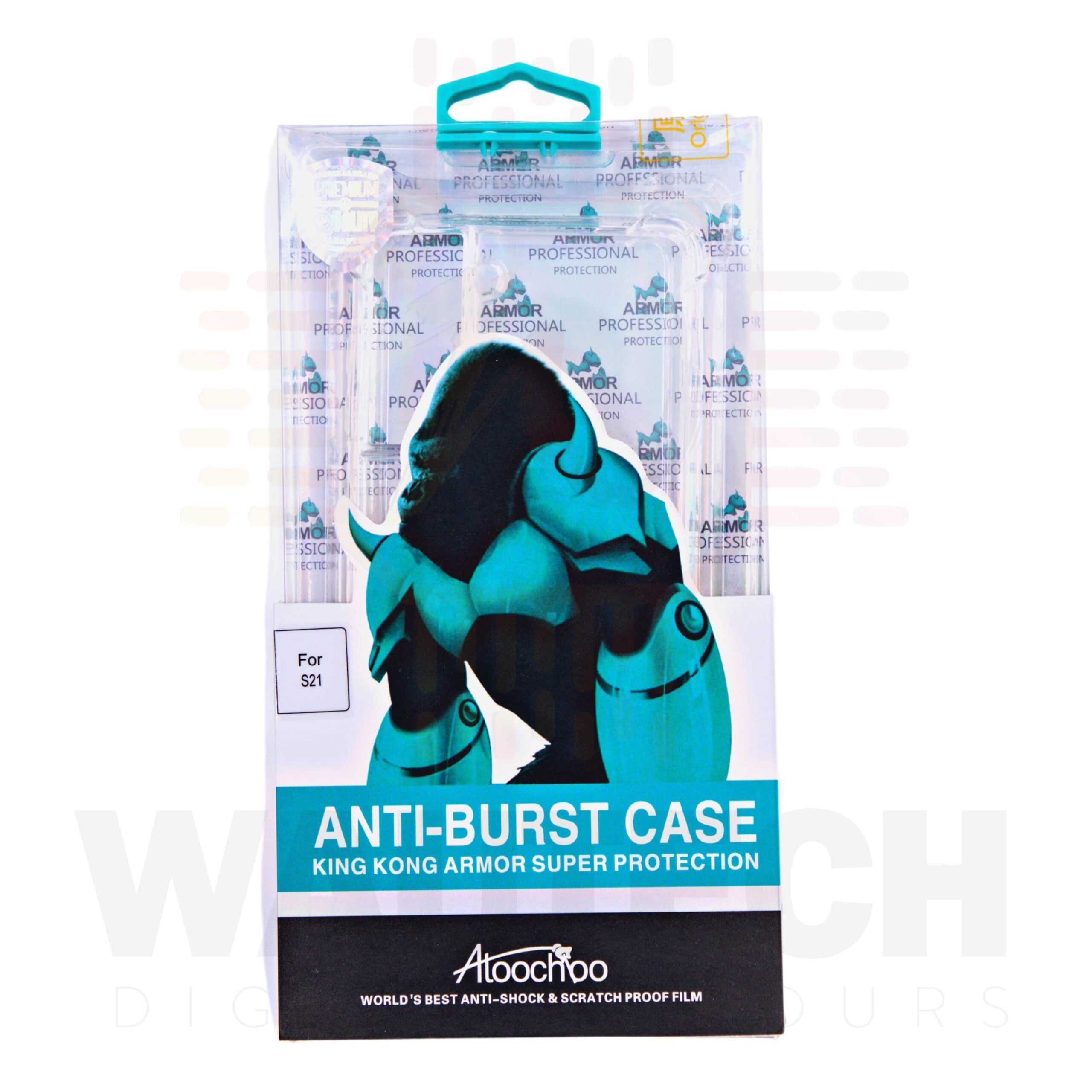 kingkong-samsung-s21-anti-burst-case-clear-wautech-peterborough-front kingkong-samsung-s21-anti-burst-case-clear-wautech-peterborough-front