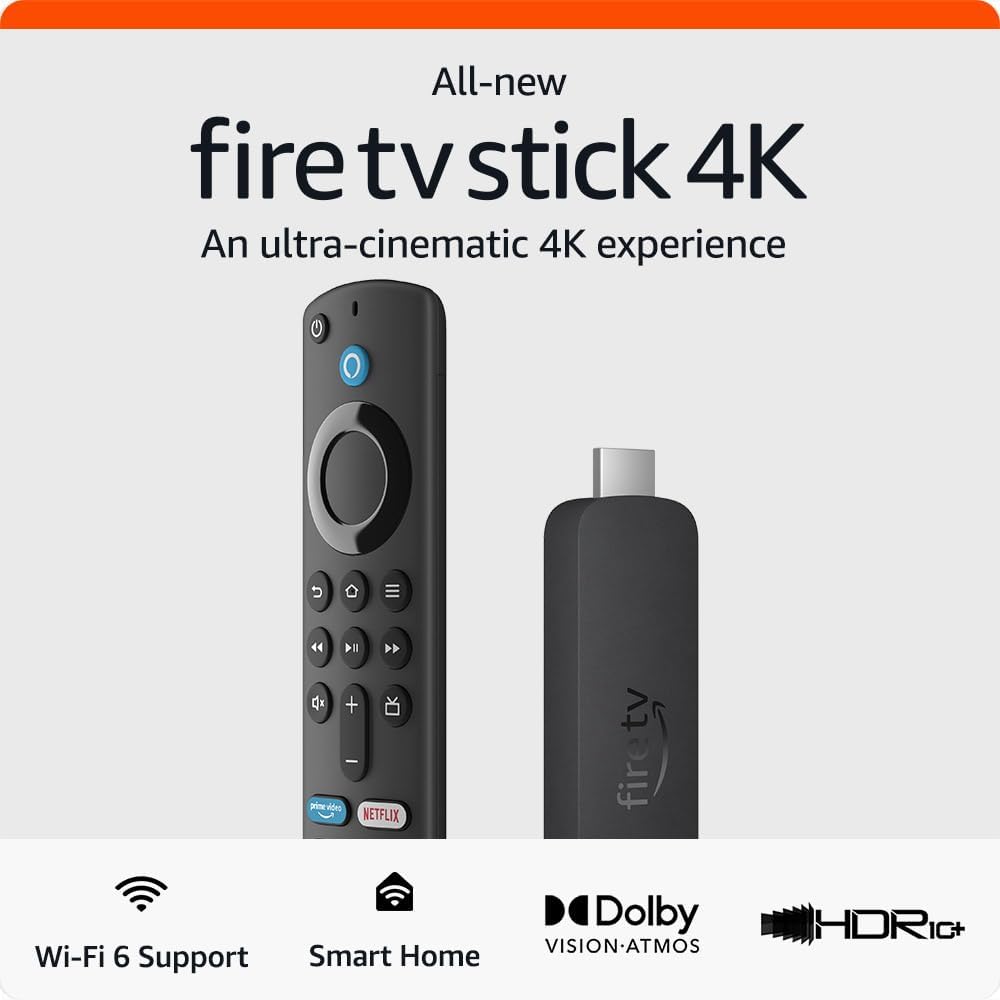 Amazon Fire TV Stick 4K 2023 - Wi-Fi 6 - Black1