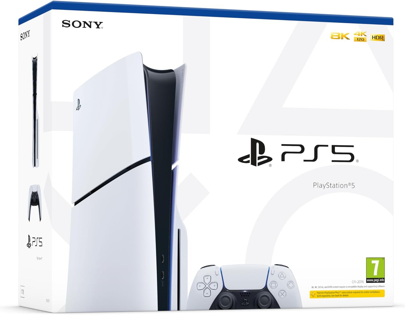 PlayStation 5 Console (Slim) White1 PlayStation 5 Console (Slim) White1