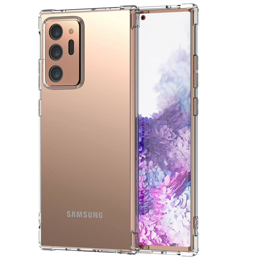 VEN-DENS Samsung Galaxy Note 20 Ultra TPU Case with Reinforced Corners - Clear - Image 1